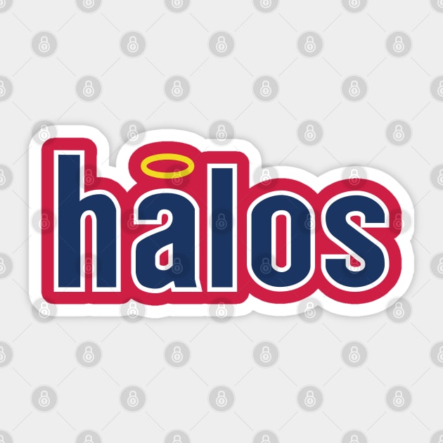 Halos - Red Sticker by KFig21